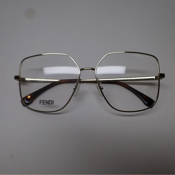 Brand new Fendi angular glasses, clear non prescription lenses. - Picture 1 of 2